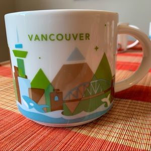Starbucks Vancouver Ceramic Coffee Tea Mug You Are Here Collection 14oz